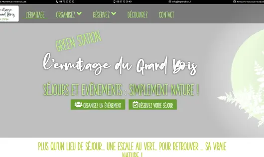 L'ERMITAGE DU GRAND BOIS - GREEN STATION