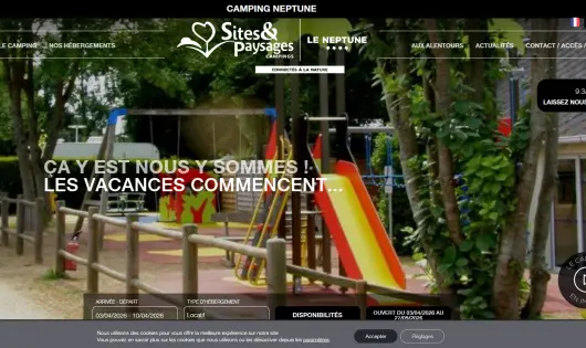 CAMPING SITES & PAYSAGES LE NEPTUNE