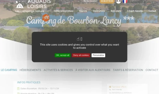 CAMPING DE BOURBON-LANCY - AQUADIS LOISIRS