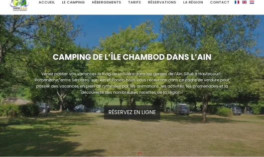 CAMPING DE L'ILE CHAMBOD