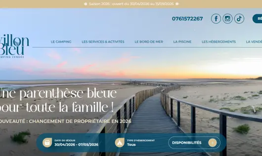 CAMPING LE PAVILLON BLEU